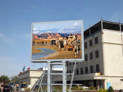 China SMD 3 in 1 full color outdoor LED Billboard display , LED video wall screen for sale