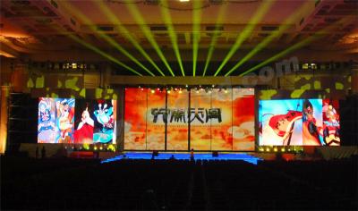 China Thin LED advertising signs for rental , large video LED display Advertising for sale