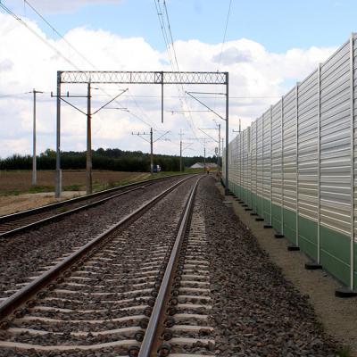 中国 Noise Barrier Fence Perforated Aluminum Acoustic Panels For Highway 販売のため