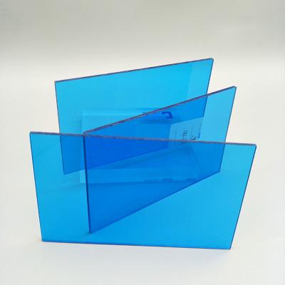 China 3mm 8mm Transparent Blue Pmma Cast Acrylic Sheet Signage Material for sale