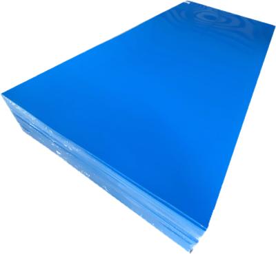 China DUKE Brand Factory Wholesale Blue Color Cast Acrylic Sheet PMMA Perspex Plexiglass For Advertising for sale