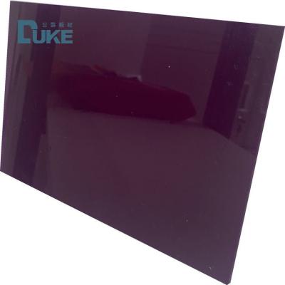 China UV Blocking Coloreds Purple See Through Glossy Solid Perspex Sheet For Signage for sale