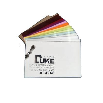 China DUKE 3mm White Flexible Acrylic Plexiglass Plastic Sheets 1900*1000*4mm for sale