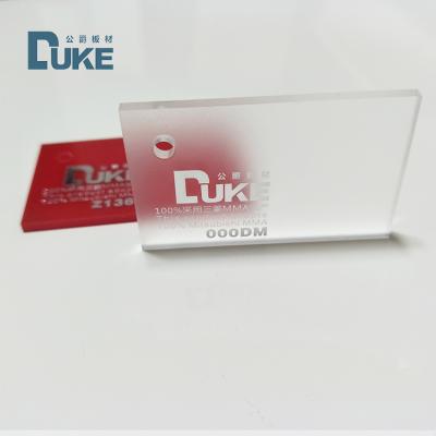 China DUKE Transparent 6mm Flexible Noise Barrier Plastic Sheet 1220*2400mm for sale