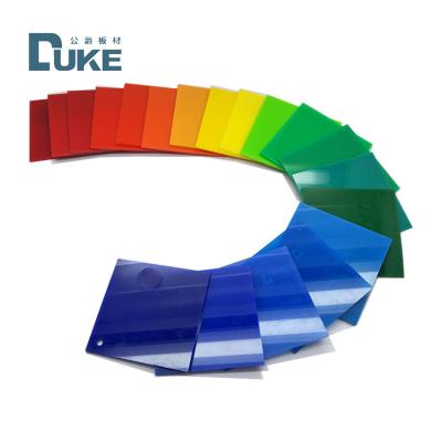 China Duke Light Transmittance 93% Perspex Color Acrylic Sheets For Light Sign for sale