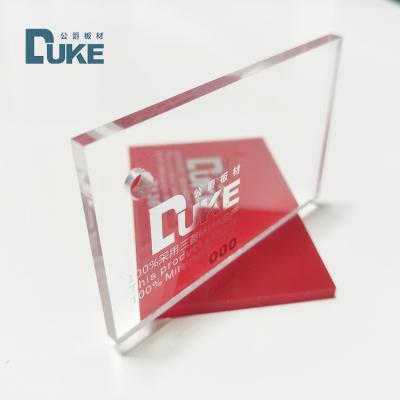 China PE Protective Film 6mm Transparent Acrylic Sheet Soundproof Weather Resistant for sale