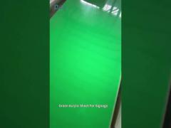 DUKE High Quality Green Color Cast Acrylic Sheet PMMA Perspex Plexiglass For Sign Signage
