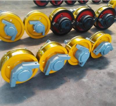 China Universal Crane Trolley Wheels Simple Structure Compact Layout Stable Operation for sale
