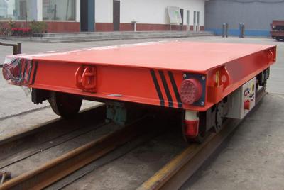 China Carro material de 5 toneladas de transferência da cor vermelha, carro de transferência industrial para armazéns à venda