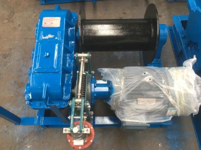 China Blue Color Light Duty Electric Winch 5 Ton With 100 Meters Steel Wire Rope for sale