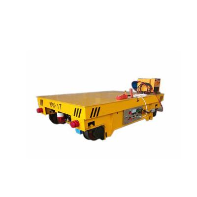 China Remote Control Material Transfer Cart , Automated Rotating Motorized Platform Cart for sale