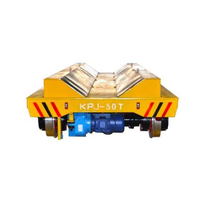 China Hydraulic Lifting Table Material Transfer Cart , Motorised On Rail Transfer Car for sale