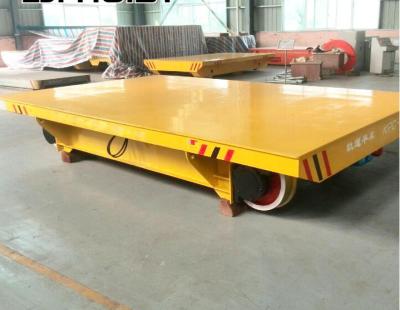 China Flat 50 Ton Electric Transfer Trolley For Industrial Workshop à venda