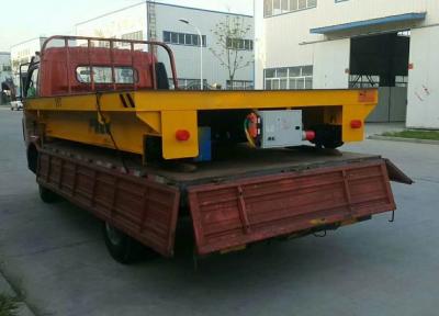 China Building Material Transfer Cart , Four Wheels Electric On Rail Transfer Cart for sale