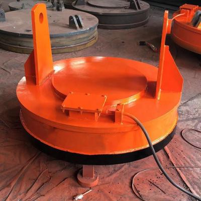 China Customized Crane Round Magnetic Chuck For Lifting Steel Metal Scrap for sale
