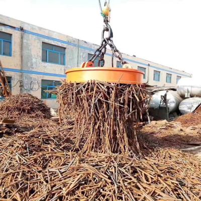 China Excavator Magnet Lifting Electromagnet Permanent Magnetic 2 Tons 900mm Diameter for sale