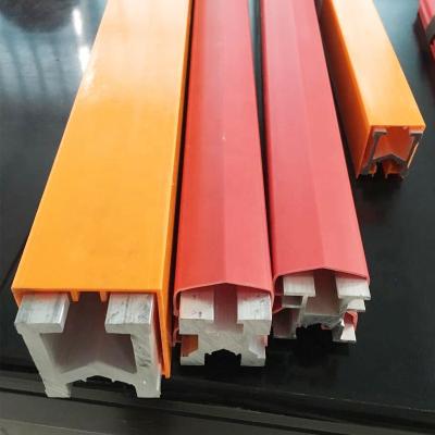 China Enclosed Conductor Crane Busbar System , 3 4 6 P PVC Housing Copper Buss Bars for sale