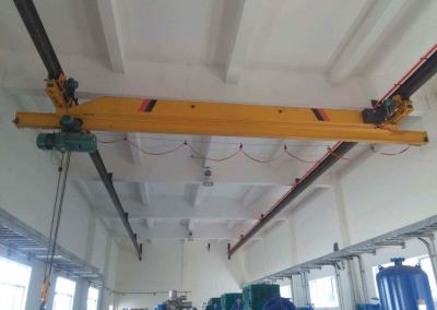 China Low Power Consumption Single Girder Overhead Crane , Warehouse Overhead Crane for sale