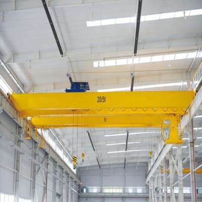 China Box Type Steel Overhead Travelling Crane , Double Beam Bridge Crane 20 Ton for sale