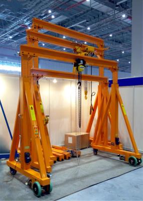 China Lightweight Portable Gantry Crane Small Boat Lifting Wireless Remote Control for sale