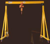 China Indoor Warehouse Portable Gantry Crane Adjustable Electric Driven Anti Swaying for sale