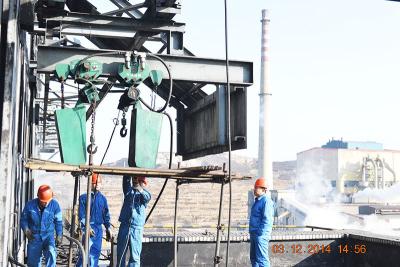 Chine Chaîne anti-déflagrante pneumatique de double de grue à chaînes avec le bloc de butoir à vendre