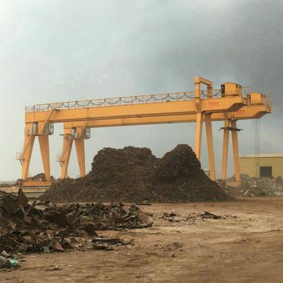 China 3000KN Double Beam Grab Bucket Garbage Gantry Crane for sale