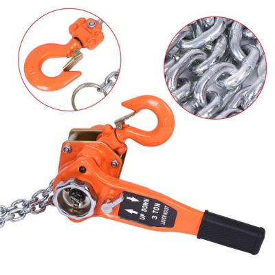 China Steel Lifting Forged Hook 2 Ton G80 Chain Pulley Hoist for sale