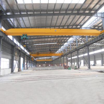 China 25 Ton Electric Single Beam Crane With European Electric Hoist for sale