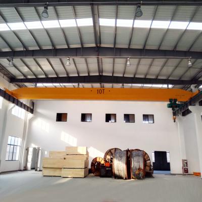 China Foundry Euro 10T Single Girder Overhead Crane Compact Structure for sale