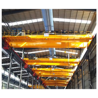 China A6 15 Ton European Overhead Crane Double Girder Cabin Control for sale