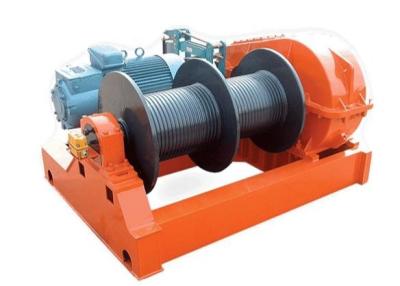 China Rope 50m Double Drum Electric Winch for sale