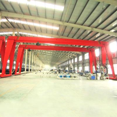 China Double Speed 15T Span 15m Single Girder Gantry Crane for sale
