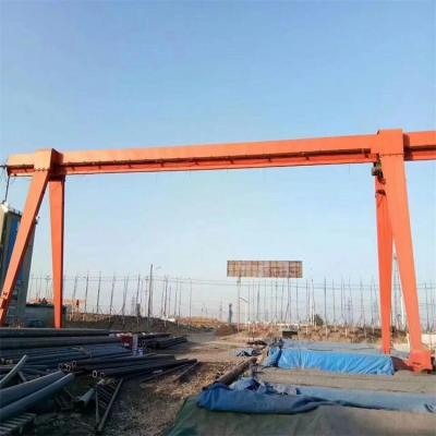 China Simple And Compact Structure 5T Single Girder Gantry Crane Industrial Factory Rail type for sale