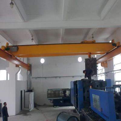 China 100 Ton European Type Double Beam Overhead Crane For Mould Lifting Strong Rigidity for sale