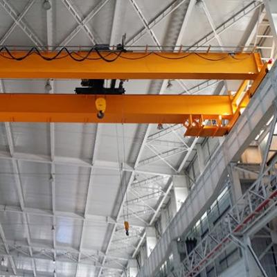China Reizende 7m Hoogte 150 Ton Euro Double Girder Overhead Crane Light Duty Te koop