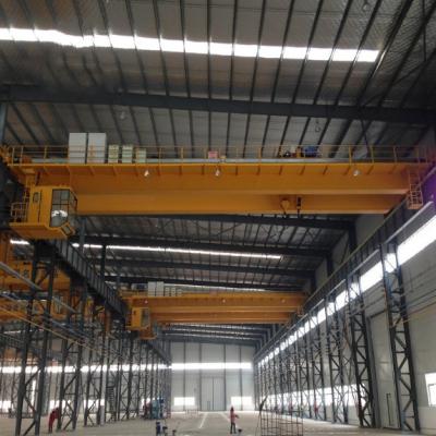 China Low Maintenance 45T End Carriage Overhead Crane Double Hook Off Standard Solutions for sale