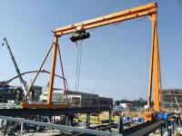 Chine Un portique Crane Portable Gantry Hoist de mobile de l'envergure 7m de cadre 3,5 tonnes à vendre