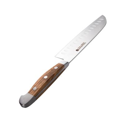 Chine L'abricot faisant cuire le couteau d'acier inoxydable a placé le miroir de 5Cr15MoV 31cm polissant 0.35kg à vendre