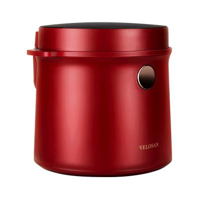 China 2L Red Modern Desugared Rice Cooker Hidden Screen 2.45KG heated evenly for sale