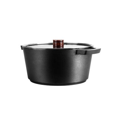 China 1.4kg Die Cast Cooking Pots  Pfluon Coatinig Spill Proof 24cm Non Stick Pot for sale