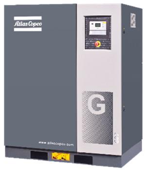 China Atlas Screw Air Compressor G Series 45kw G45 Oil Injected 7.5-13bar Working Pressure for sale
