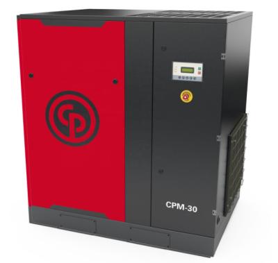 China CPM30 Chicago Pneumatic Atlas Screw Air Compressor 22KW 430kg With Slow Speed Pistons for sale