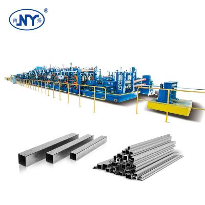 China Nanyang high efficiency pipe forming making machine ERW automatic flexible tube pipe mill equipment for sale