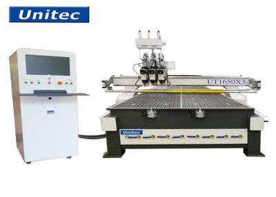 China 20000mm/min 18000rpm UT1650X3  Multi Spindle CNC Router for sale
