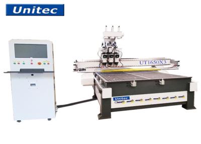 China UT1650X3 Multi Spindles Wood Cutting CNC Router Machine for sale