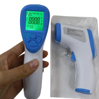 China Non-contact forehead infrared thermometer gun with LED digtal display Celsius and fahrenheit double temperature scale for sale