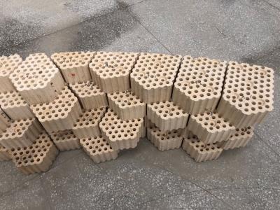 China Tunnel Kiln Yellow Fireproof Resistant 40 Al2O3 Fire Clay Bricks for sale