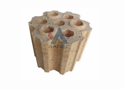 China Horno sólido del fuego Fe2O3 Clay Refractory Brick For Industry en venta