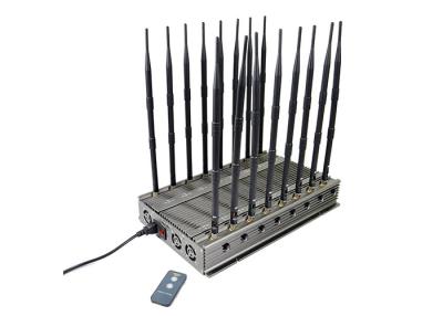 China 16 Antennas High Power Signal Jammer 101 Watt For Cellphone 3G 4G 5G WIFI GPS for sale